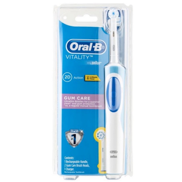 ĐỦ BILL CHEMIST- Bàn Chải Đánh Răng Điện Oral-B Tặng Kèm 1 Đầu Bàn Chải - Beauty Shop