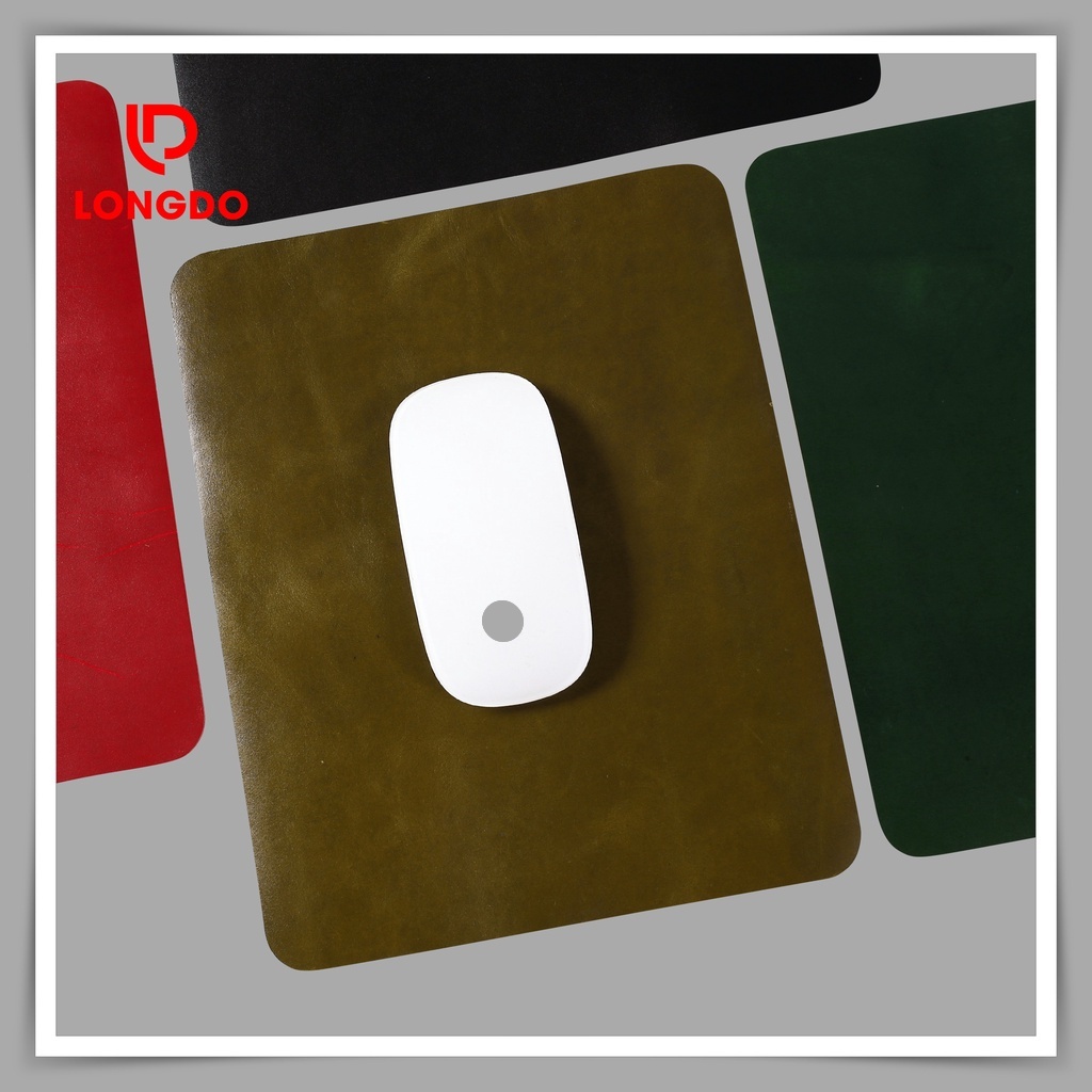 Lót chuột da thật - Bảo hành 5 năm - Hàng chính hãng thương hiệu Longdo Leather - Pullup