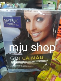 Gội là nâu Matrix (hộp 10 gói)