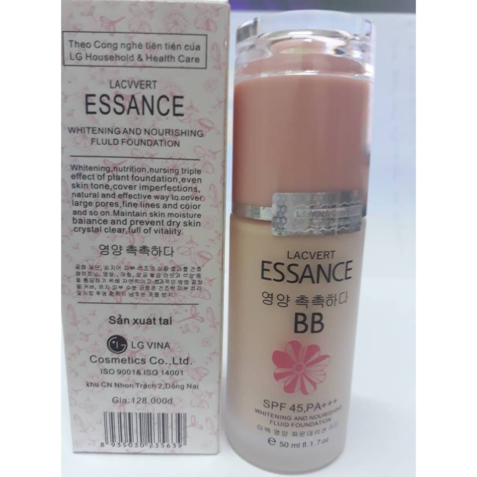 Kem Lót Trang Điểm Lacvert Essance BB Cream  SPF 45/PA 50ML