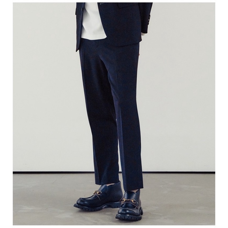 Quần âu MindBrigde form Banding Cropped Tapered Slacks MUPT 6101