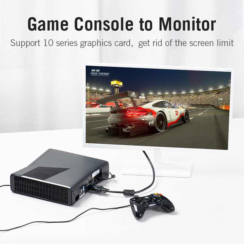 đầu chuyển HDMI to VGA Vention AIDB chuyển đổi tín hiệu HDMI sang VGA