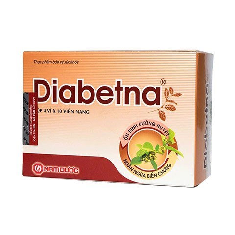 Diabetna - Hỗ trợ điều trị bệnh tiểu đường, ổn định đường huyết