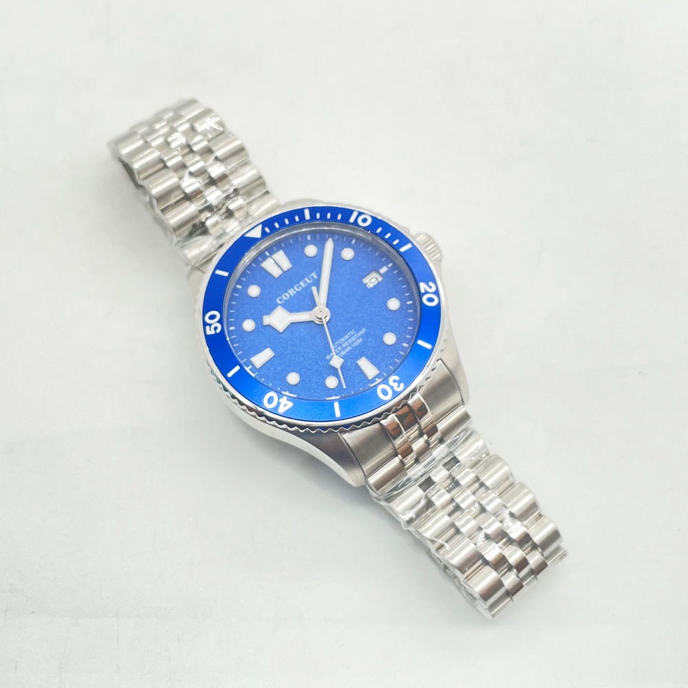 Đồng hồ nam corgeut chính hãng cao cấp đẹp - đồng cơ nam AUTOMATIC Nhật  dây kim loại mặt tròn đẳng cấp, BH 24 tháng