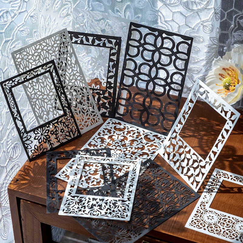 20 Cái / Lốc Giấy Rỗng vintage  Để Trang Trí Sổ Lưu Niệm