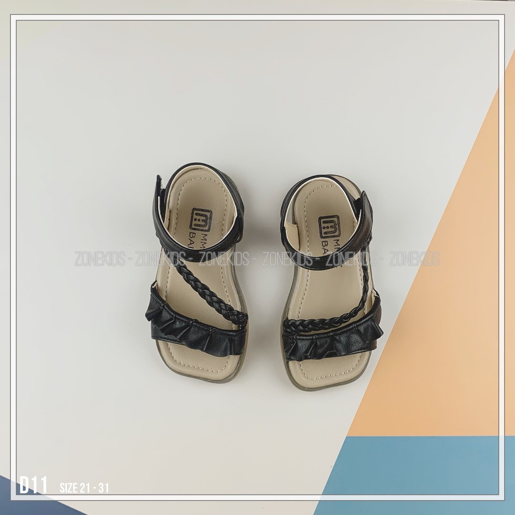 Dép sandal quai chéo dây bên cho bé gái Zonekids - D11