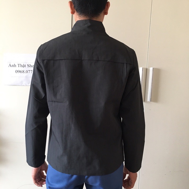 Áo Khoác Cổ Bẻ Aristino AJK001w8 Màu Xám 214 Regular có XL | BigBuy360 - bigbuy360.vn