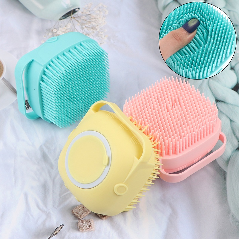 Bàn Chải Silicone Dùng Tắm Rửa Cho Thú Cưng Tiện Dụng 27