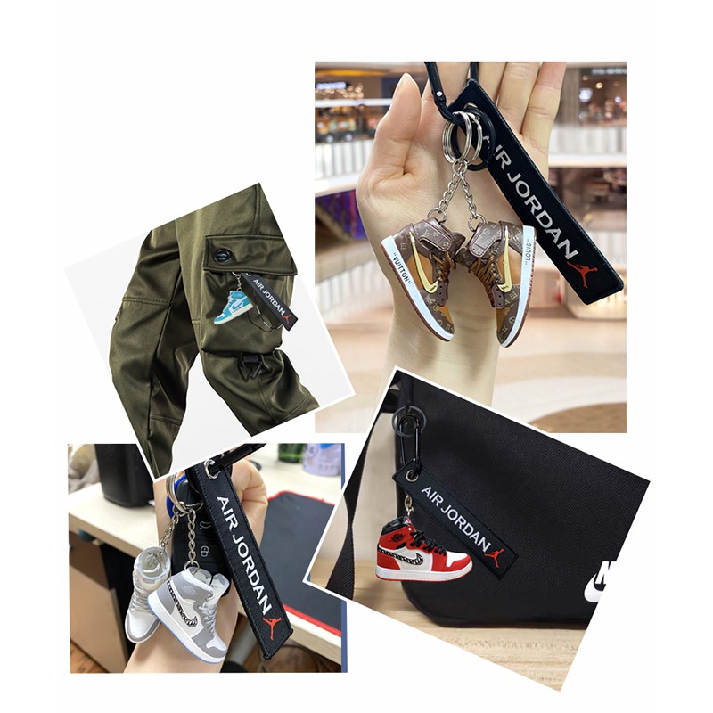 Móc Khóa Giày Jordan -  Móc Khóa Giày Sneaker Mini