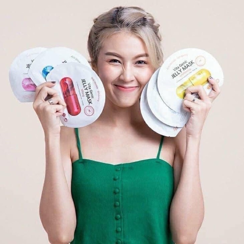 Mặt nạ giấy BANOBAGI Vitamin Vita Genic Jelly Mask chính hãng Hàn Quốc 30ml đủ màu - Tiệm Nhà Ngọc