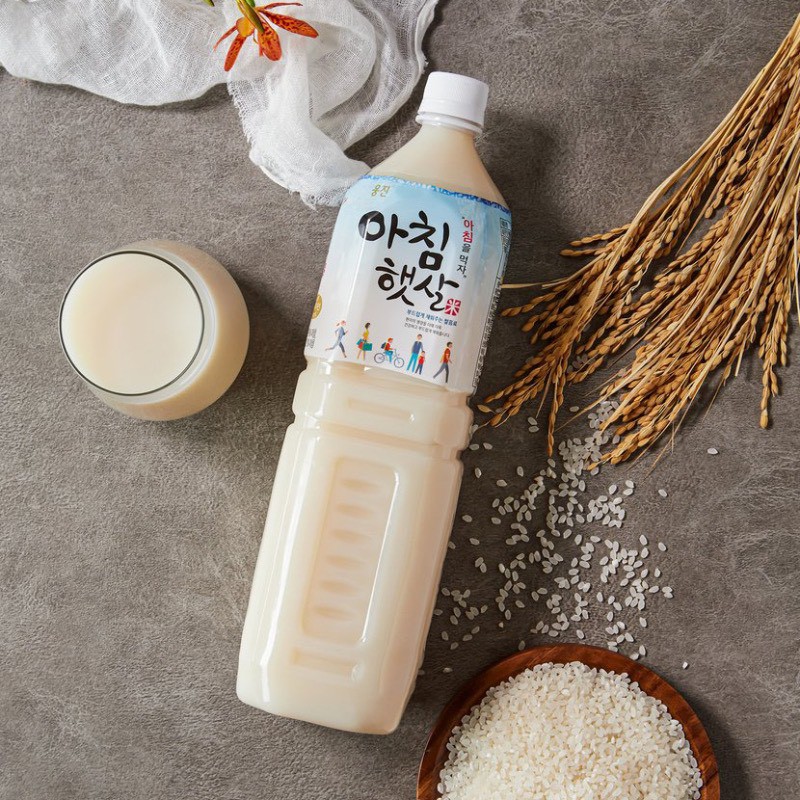 [ComBo 3 Chai]- Sữa Gạo- Nước gạo Hàn Quốc  WOONGJIN -1.5L- Date: 11.2021