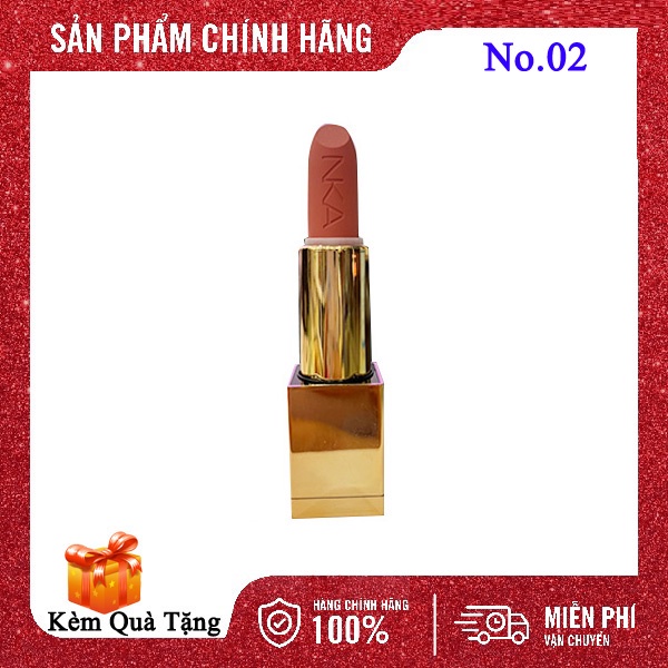 Son lì Laura Sunshine Nhật Kim Anh mẫu mới - Mua 1 thỏi tặng 1 bịch bông tẩy trang 100 miếng