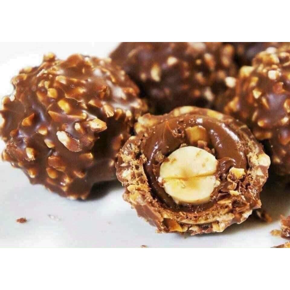 [Mã 55FMCGSALE1 giảm 10% đơn 250K] 149K/Hộp Socola nhân hạt dẻ FERRERO ROCHER hộp 16 viên