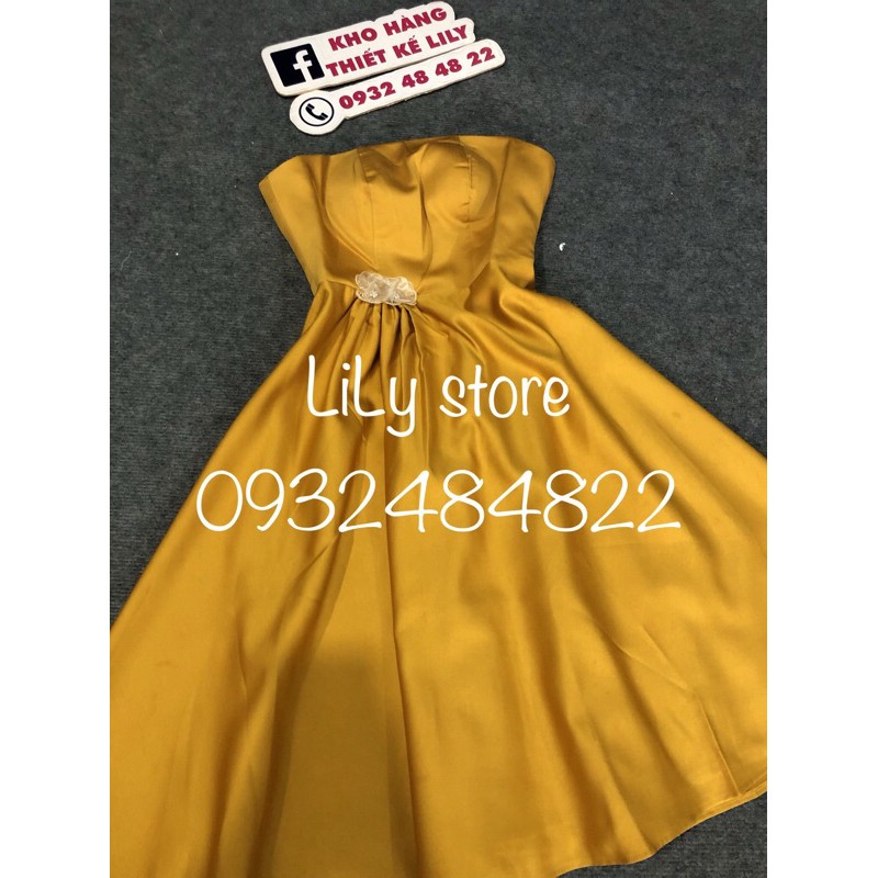 ẢNH VÀ VIDEO THẬT 1000% - ĐẦM XOÈ CÚP NGỰC HOA EO