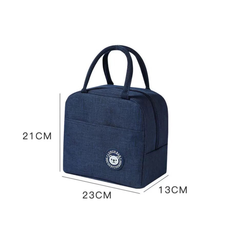 Túi đựng hộp cơm cao cấp Lunch Bag giữ nhiệt lâu tiện dụng shopsara