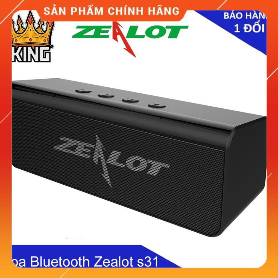 Freeship Loa bluetooth mini di động Zealot ngoài trời S31 kết nối với điện thoại máy tính nghe nhạc cực hay