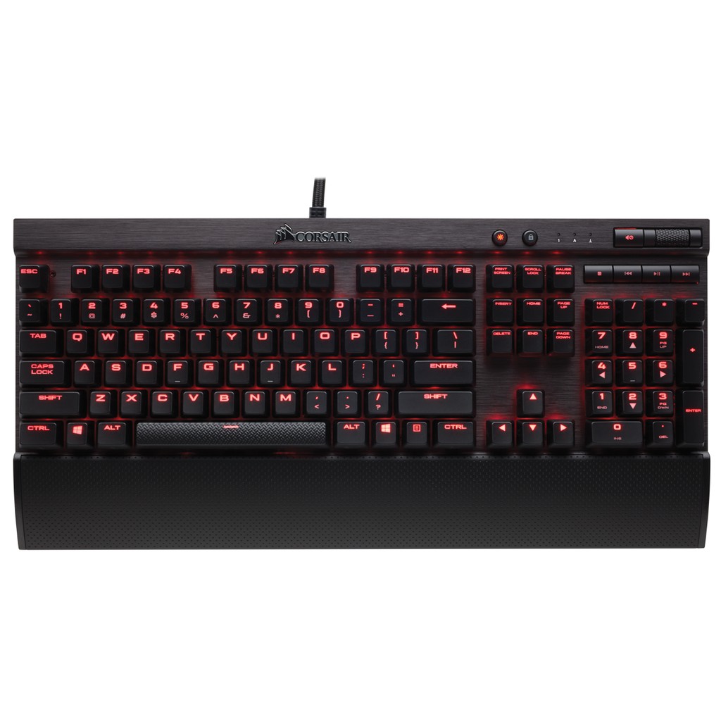 [GIẢM 50% MUA CHUỘT GAMING KATA PRO] Bàn phím cơ Corsair K70 LUX Red Switch Led Red | WebRaoVat - webraovat.net.vn