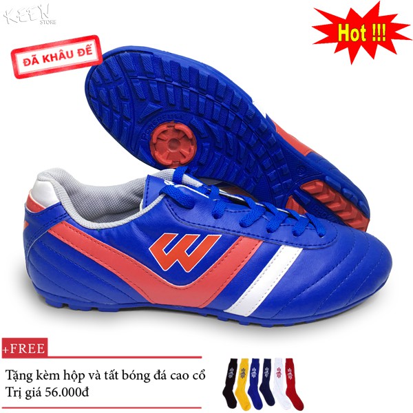 Giày bóng đá trẻ em Prowin FK03 xanh dương - nhà phân phối chính từ hãng [THETHAOPROWIN]
