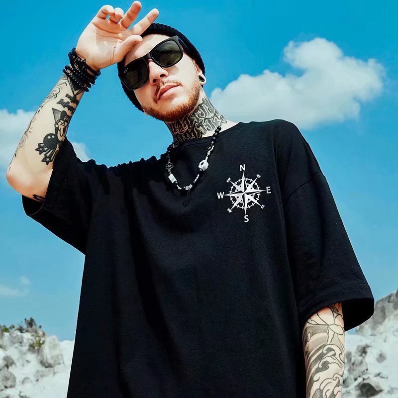 Áo Thun Tay Ngắn Dáng Rộng In Họa Tiết Chú Gấu Hoạt Hình Phong Cách Nhật Bản Thời Trang Mùa Hè Cho Nam Và Nữ [M-8XL]