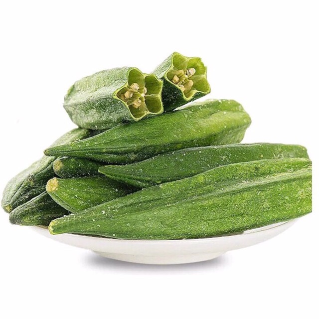 Đậu bắp sấy giòn rất tốt cho sức khoẻ - Đặc sản Đà Lạt