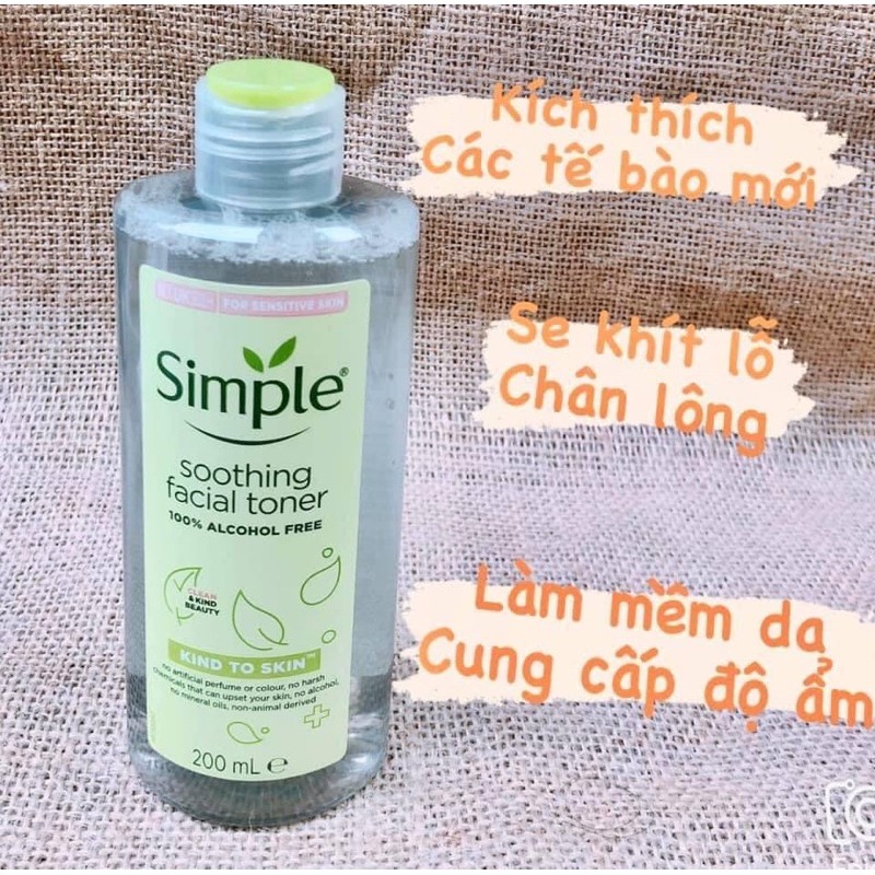 Toner Simple Skin To Skin Mẫu Mới