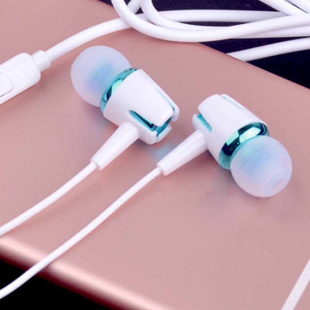 Ele】Tai nghe nhét tai đầu 3.5mm âm thanh siêu trầm dành chống ồn có dây &amp; micro cho Android IOS