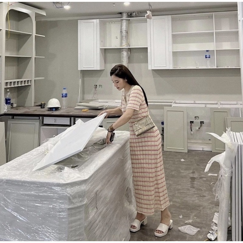 Đầm thun body dáng dài siêu hot