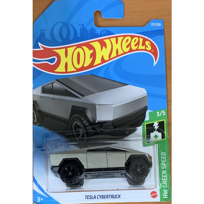 Xe Hotwheels Tesla Cybertruck (Màu Xám)