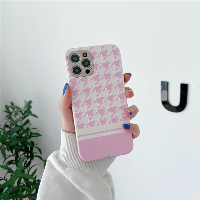 iphone caseiphone 11 pro 11promax iphone 7 8 plus iphone x xr xsmax iphone12 12promaxPersonalized Thousand Island Grid Painted TPU Phone Case