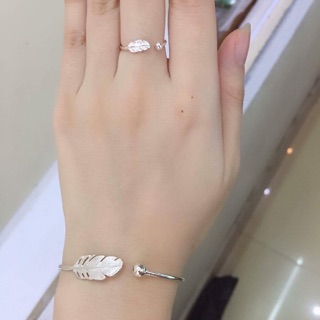 Set bạc lông chim