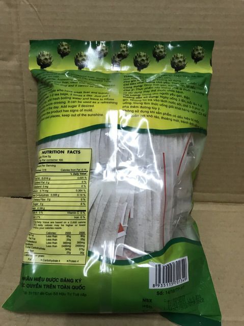  TRÀ ATISO TÚI LỌC VĨNH TIẾN [ 100 gói x 2 gram]