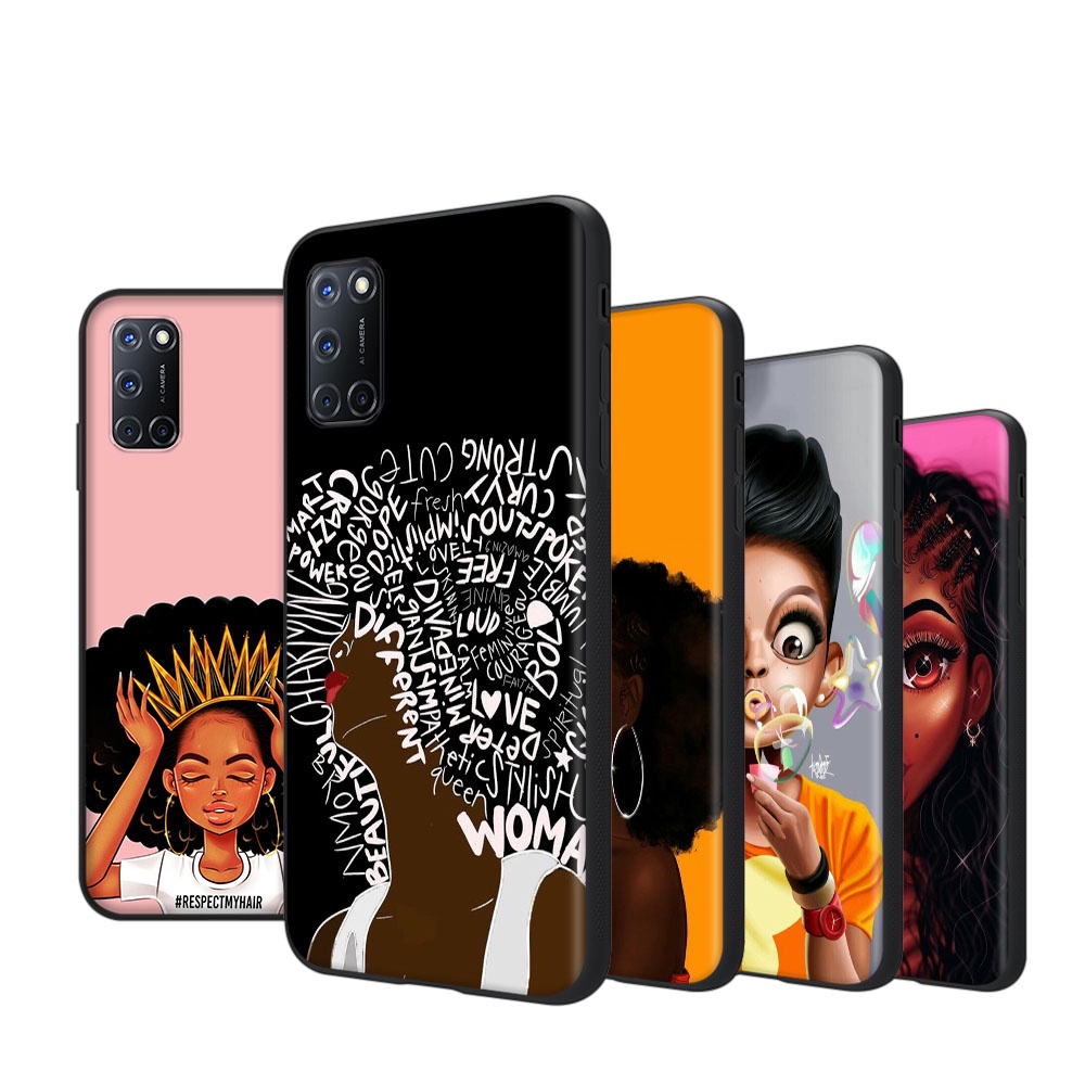 Ốp Điện Thoại Mềm Hình Cô Gái Da Nâu WI-27 Cho Xiaomi Mi Redmi Note 10 10S Max Pro Lite