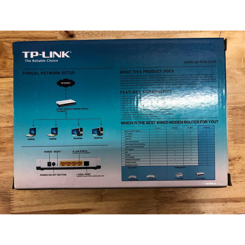 Modem TP-Link 4 cổng LAN | BigBuy360 - bigbuy360.vn