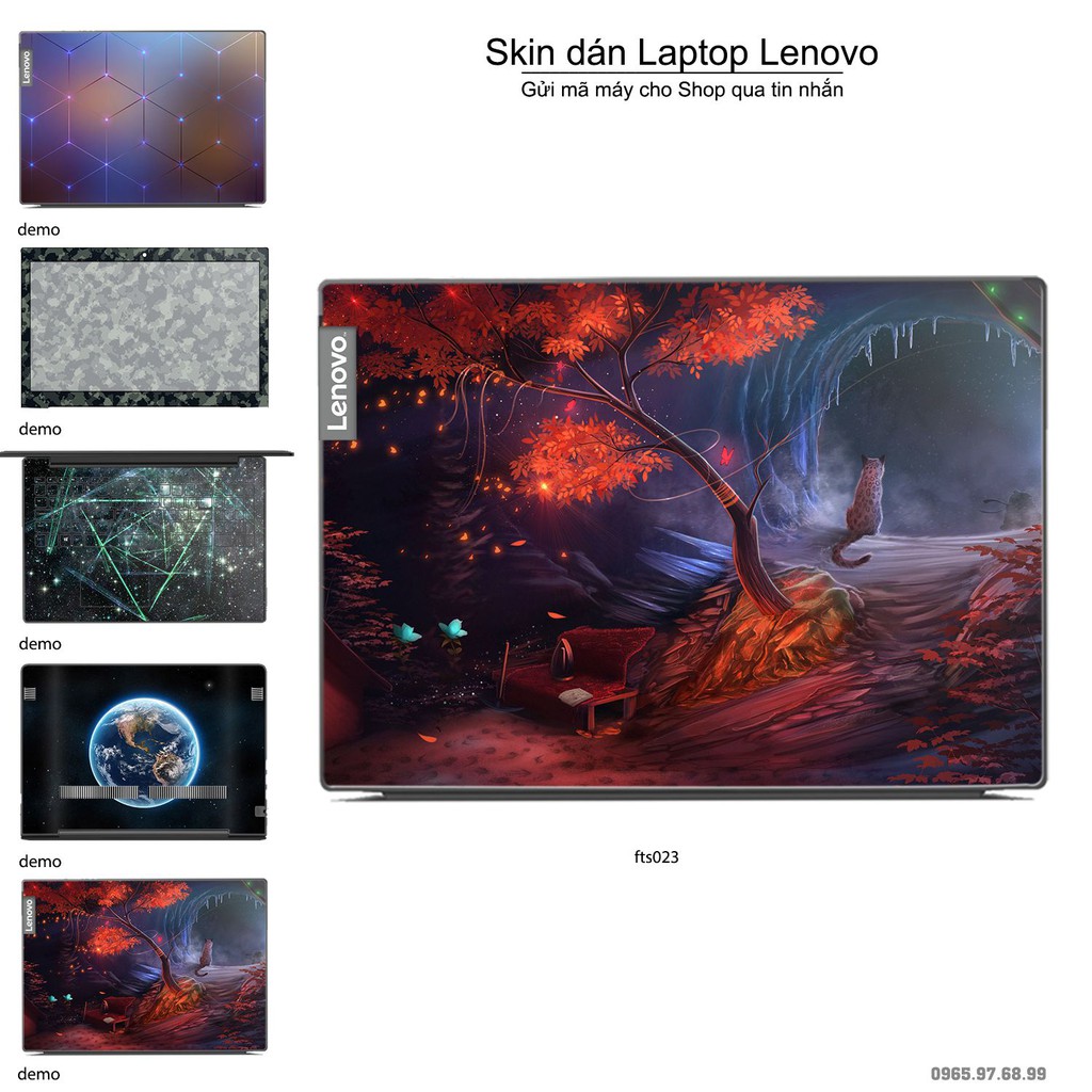 Skin dán Laptop Lenovo in hình Fantasy _nhiều mẫu 4 (inbox mã máy cho Shop)