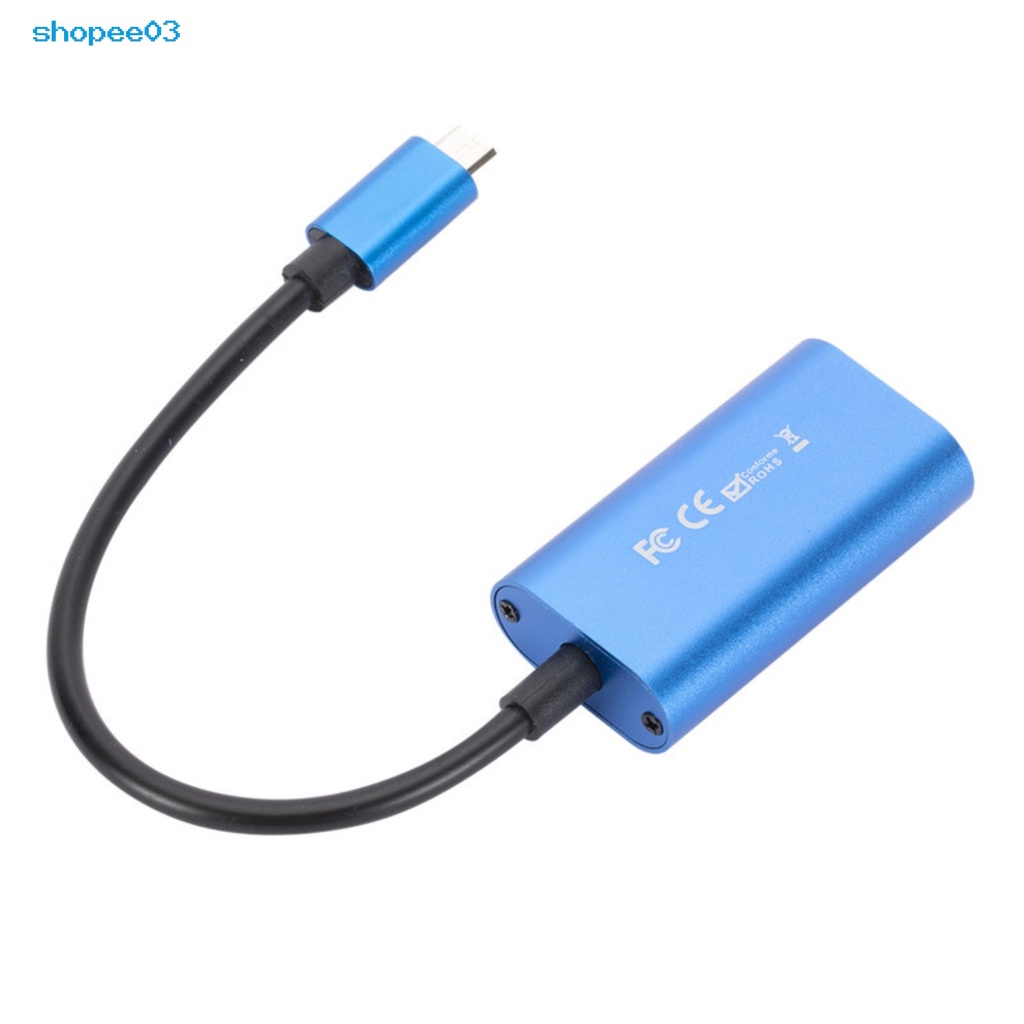 Bộ Chuyển Đổi Thẻ Video Hdmi-Compatible Sang Micro Usb 4k Bằng Thép Không Gỉ Ổn Định | BigBuy360 - bigbuy360.vn