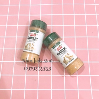 Bột tỏi hữu cơ Badia 85g