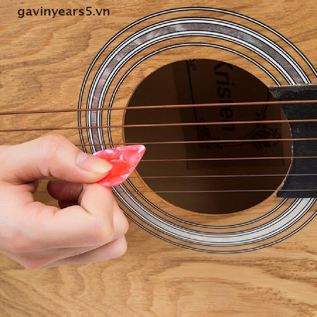 Set 10 Miếng Gảy Đàn Guitar Điện / Acoustic 1 Pick Nhiều Màu Sắc