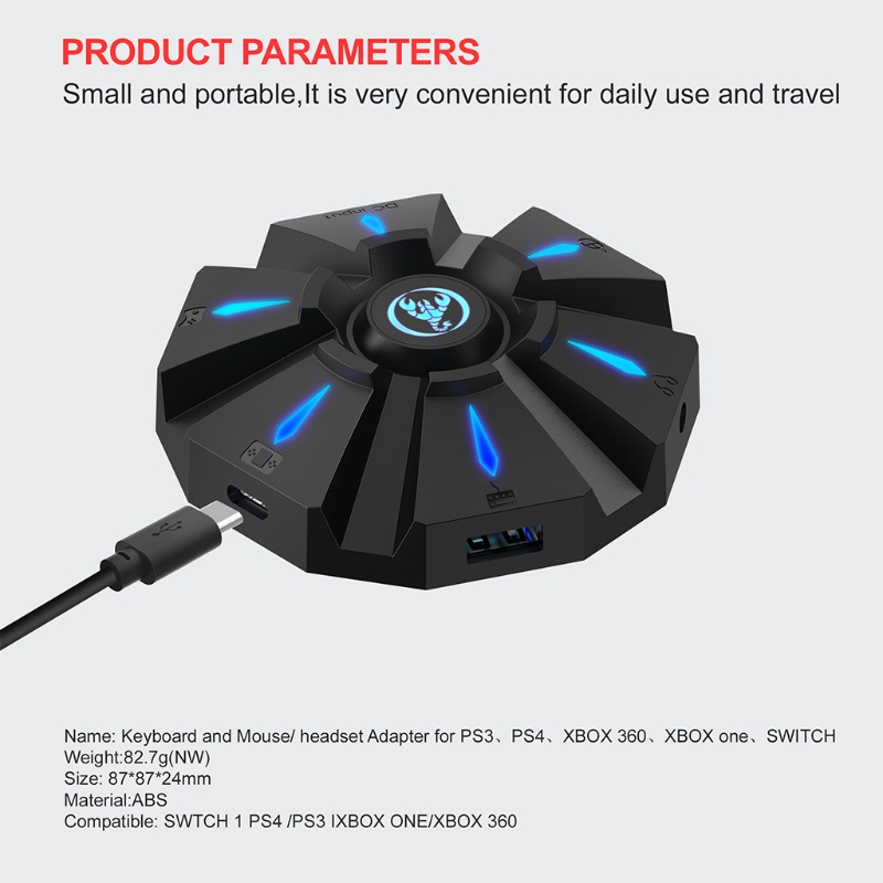 Đầu Chuyển Đổi Chuột Và Bàn Phím Chơi Game Cho PS3