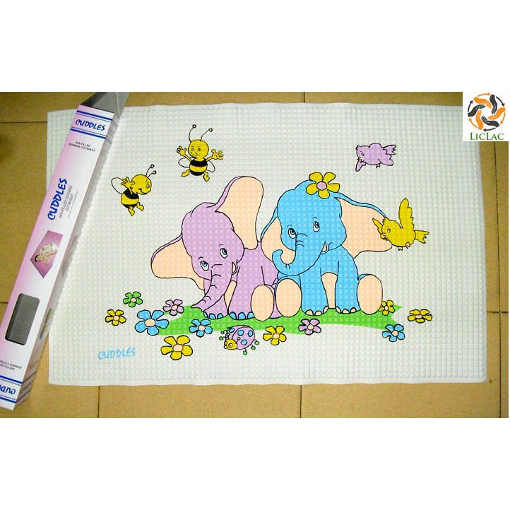 Tấm Lót Cao Su Chống Thấm Nước Cuddles 60x90cm - LICLAC