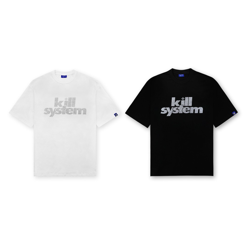 ÁO THUN CHỮ KILLSYSTEM KIM TUYẾN [KILL SYSTEM]