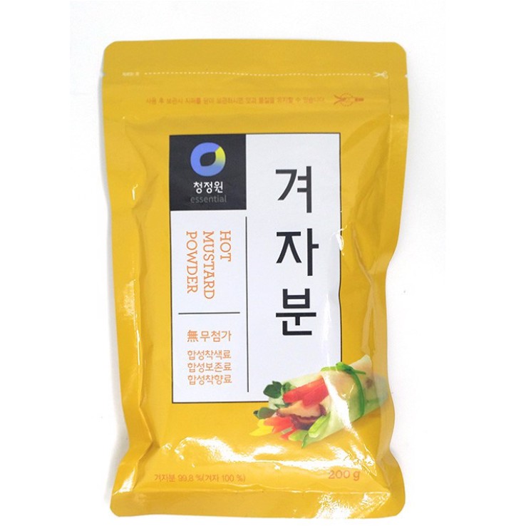 Bột Mù Tạt Vàng Daesang Hàn Quốc 200 Gram