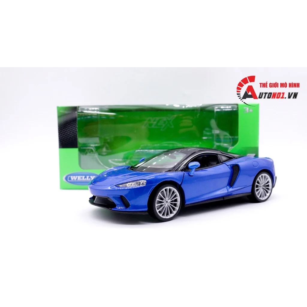 MÔ HÌNH XE MCLAREN GT BLUE 1:24 WELLY 7446