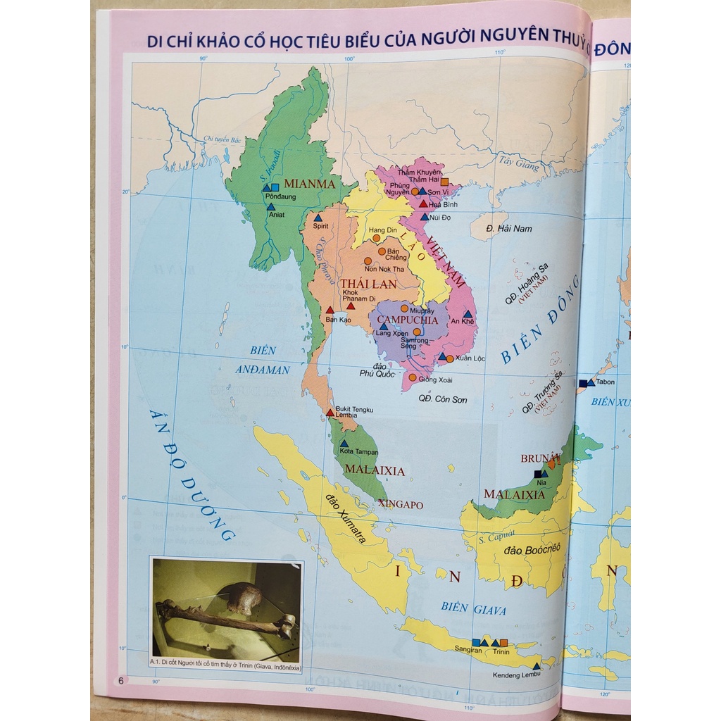 Sách - Tập bản đồ Lịch sử và Địa lí lớp 6 - Phần Lịch sử