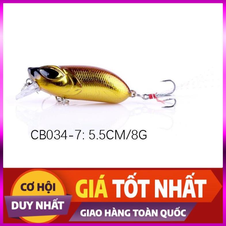 [Xả Kho 3 Ngày] Mồi Mininow Lure Mắt 3D dài 5,5cm nặng 8gam