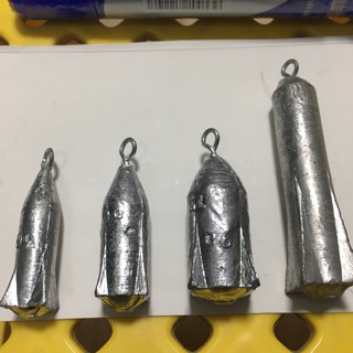 Chì hoả tiễn câu cá (combo 10 cục/ size)