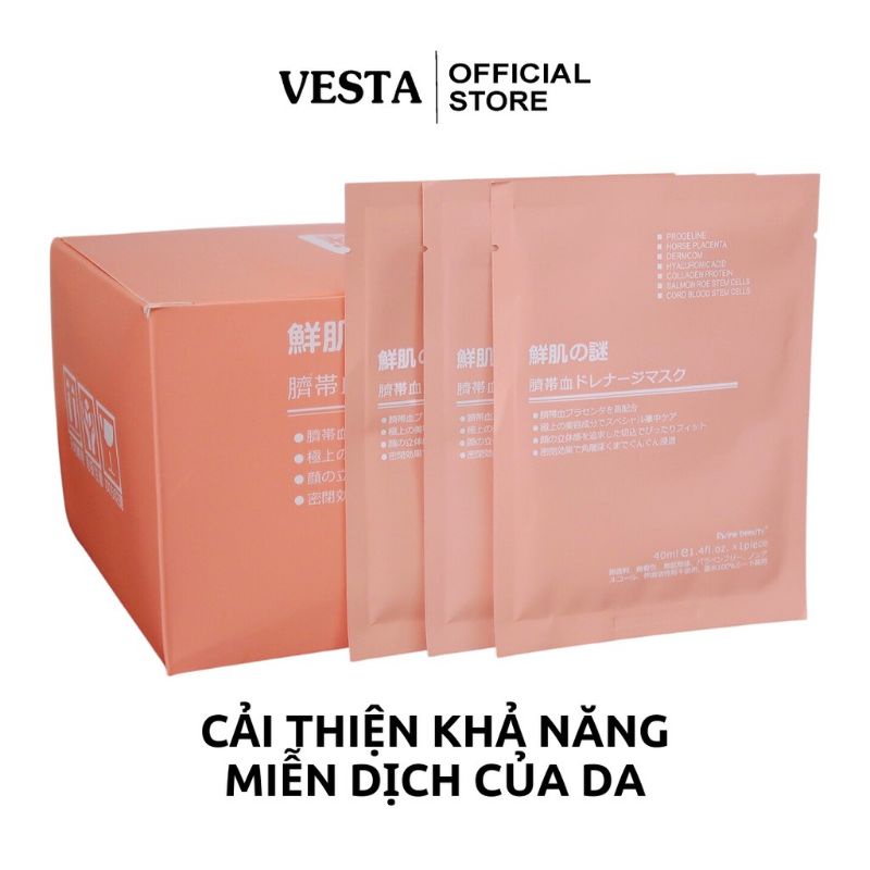 MẶT NẠ NHAU THAI TẾ BÀO GỐC Rwine Beauty Stem Cell Placenta Mask Nhật Bản