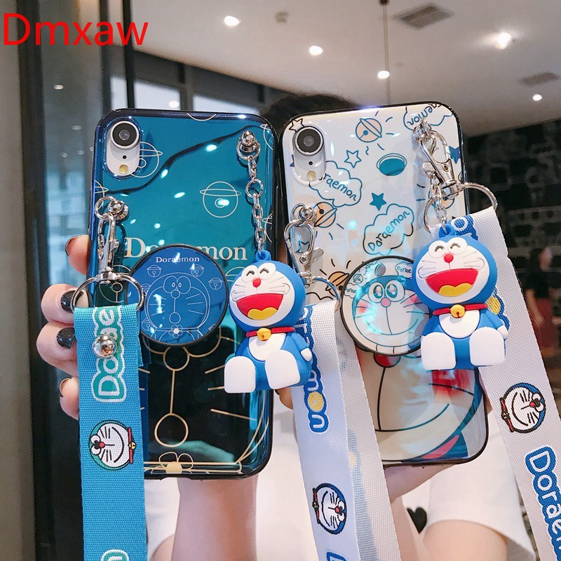 Ốp Lưng In Hình Doraemon Đáng Yêu Cho Oppo A39 A57 A37 Neo 9 F7 Reno 2 Z R17 R15 Pro R9 R9S R7 F1 F3 R11 R11S Plus R7S