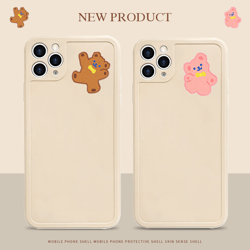 Ốp lưng iphone viền nổi gấu vui nhộn 💕6/6plus/6s/6splus/7/7plus/8/8plus/x/xr/xs/11/12/13/pro/max/plus/promax