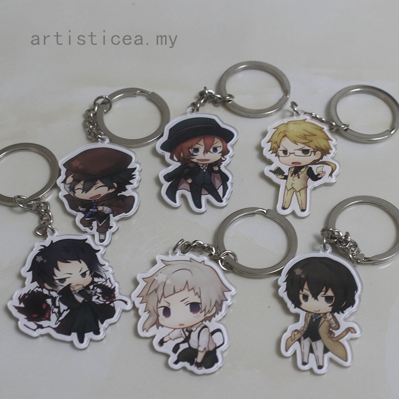 Móc Chìa Khóa Bằng Acrylic Hình Akutagawa Ryunosuke Edogawa