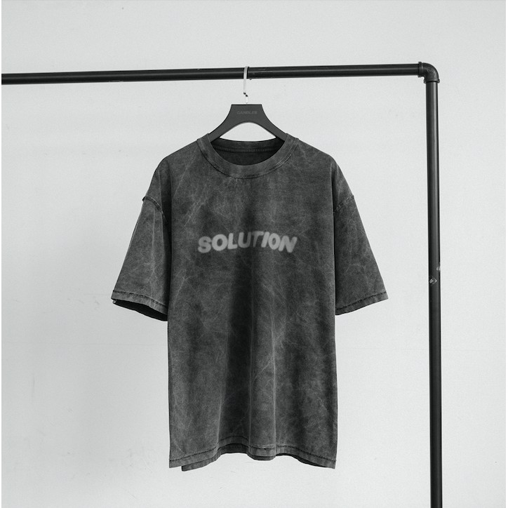 Áo phông unisex wash 2 mặt Solution Candles Studio | BigBuy360 - bigbuy360.vn